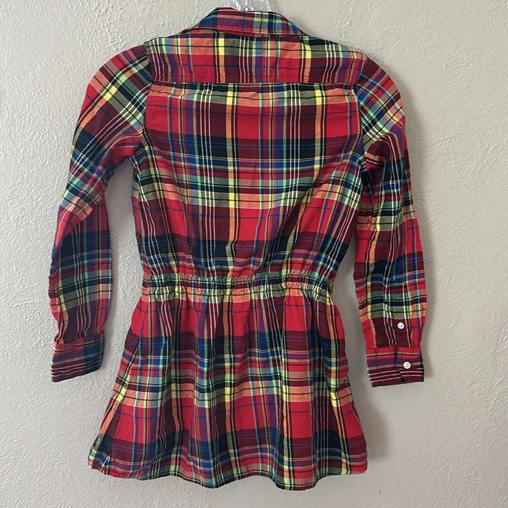 Girls Ralph Lauren Plaid Flannel Top, Size 8